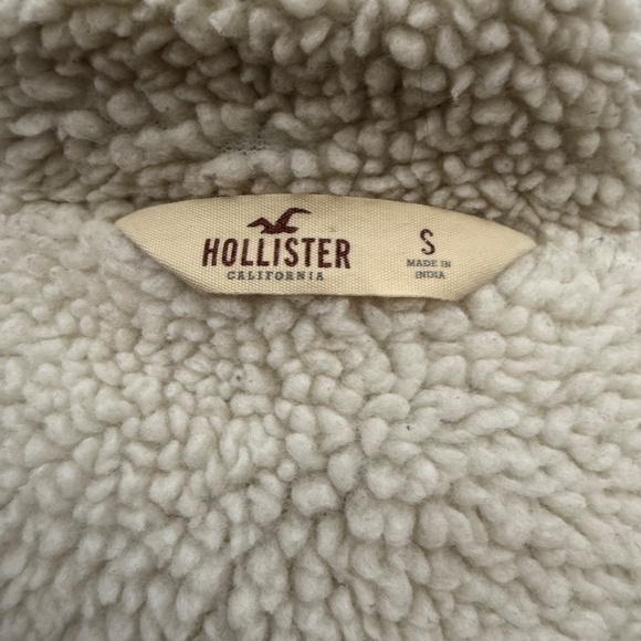 Y2K Hollister Navy Parka-Style Sherpa Lined Jacket - Picture 12 of 12